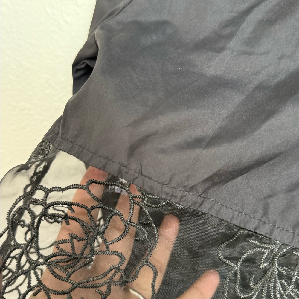 Fabletics Black Hooded Pullover Jacket Size S - image 8